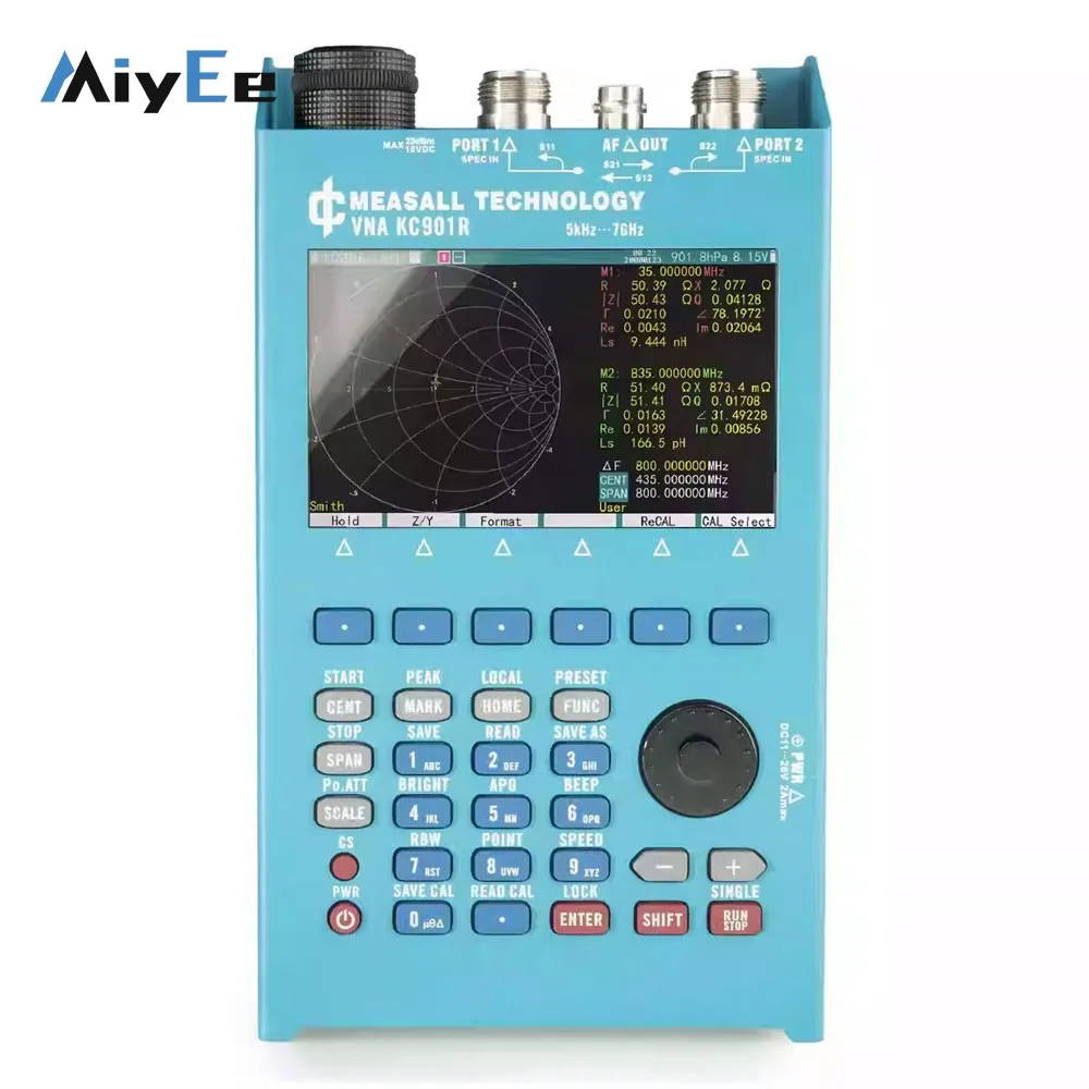 MEASALL KC901R 5KHz-7GHz Vector Network Analyzer VNA 2-port Antenna Analyzer & Signal Generator