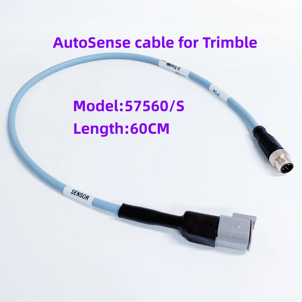Cable 57560/s for Trimble GPS AutoSense (short) Slightly Used Trimble Auto Sense Cable