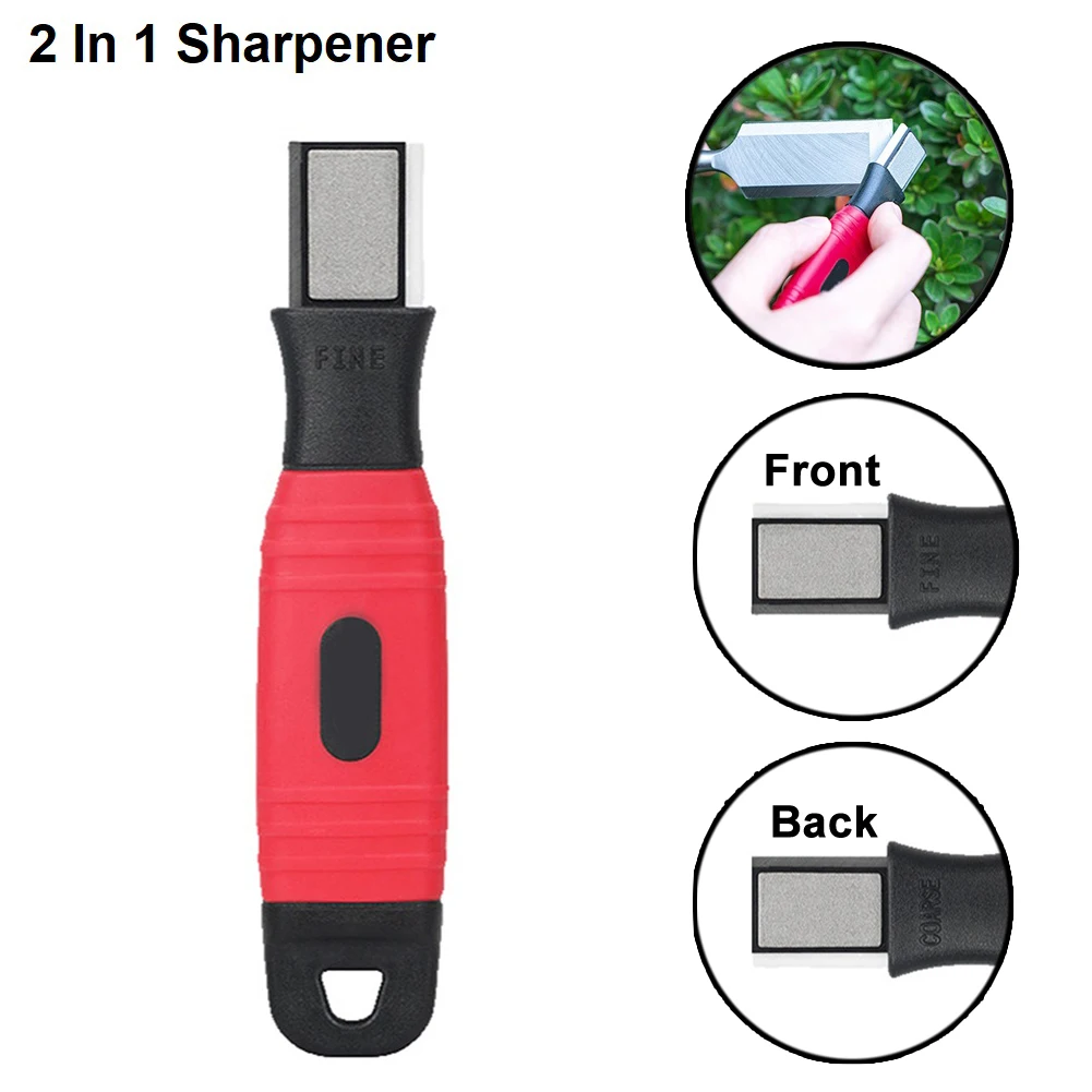 1pc Double-Sided Sharpener Sharpener Stone Sharpening Tool For Drills Shears Chisels Small Handheld K Nife Sharpener Hand Tools