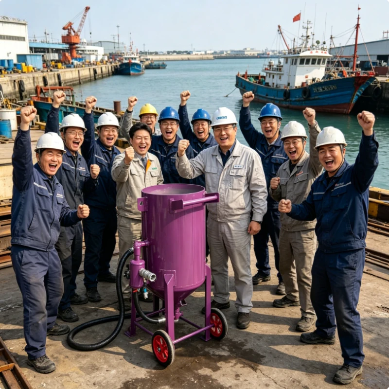 Portable Sandblaster Sandblasting Machine 500L Air Pressure Blast Tank For Wheel Rim Rust Removal And Paint Stripping