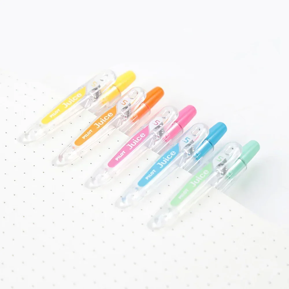 6/12 Colors Japan PILOT Juice Gel Pen Set 0.5mm LJU-10EF Art Supplies Kawaii Stationery School Acsesories Back To School
