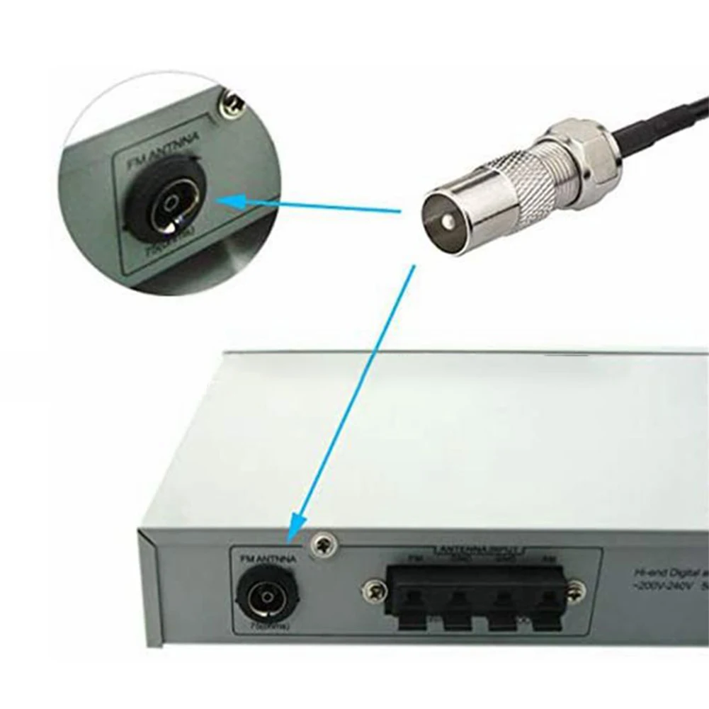 

Universal Car Stereo AM FM Dipole Antenna F Female Head To TV 3.5 Mono Car Dipole Antenna for Vehicle Car Truck SUV