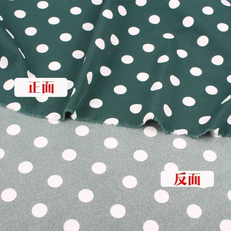 Trousers Fabric Elastic Chiffon Slightly Stretchy Fashion Shirts Cloth Dotted Classic Material