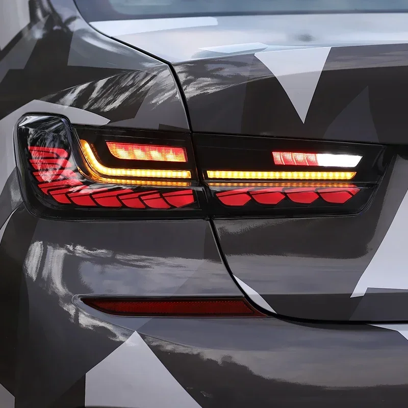 Car LED Taillights Rear Fog Lamps For BMW G20 Tail Light Back  Brake Light Reflector Turn Signal