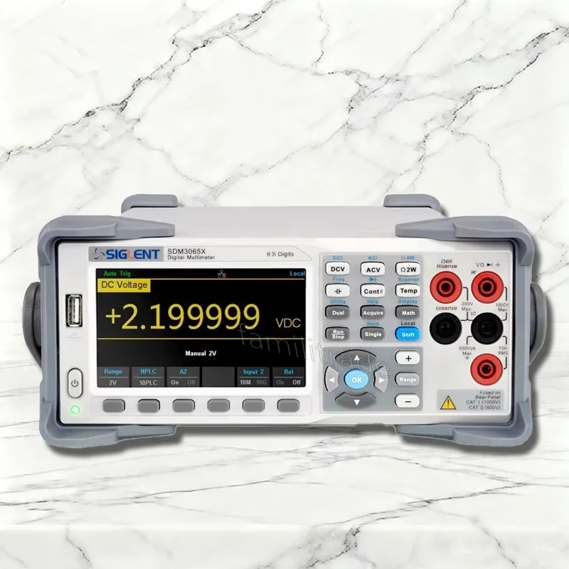 Siglent SDM3065X 6½ Digit Benchtop Multimeter True RMS 2.2M Count,USB/LAN,Data Logging,4.3