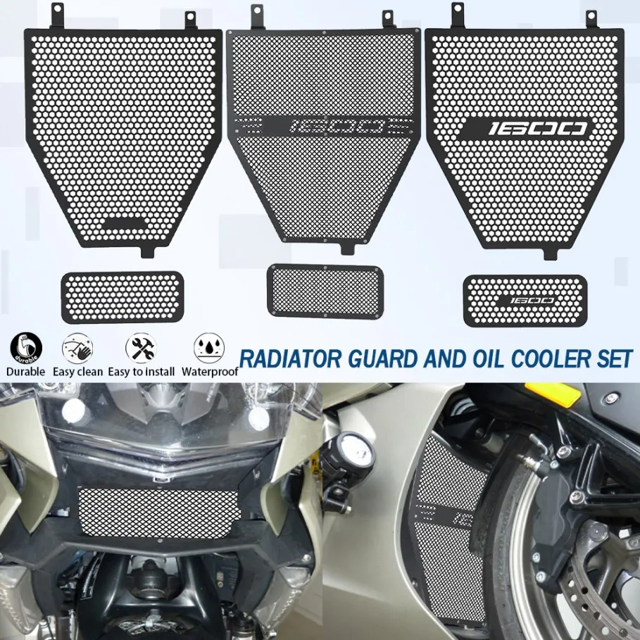 

K1600 GT/GTL Motorcycle For BMW K1600GT K1600GTL Radiator Grille Guard Cover Protector and Oil Cooler Set 2010-2023 2022 2021