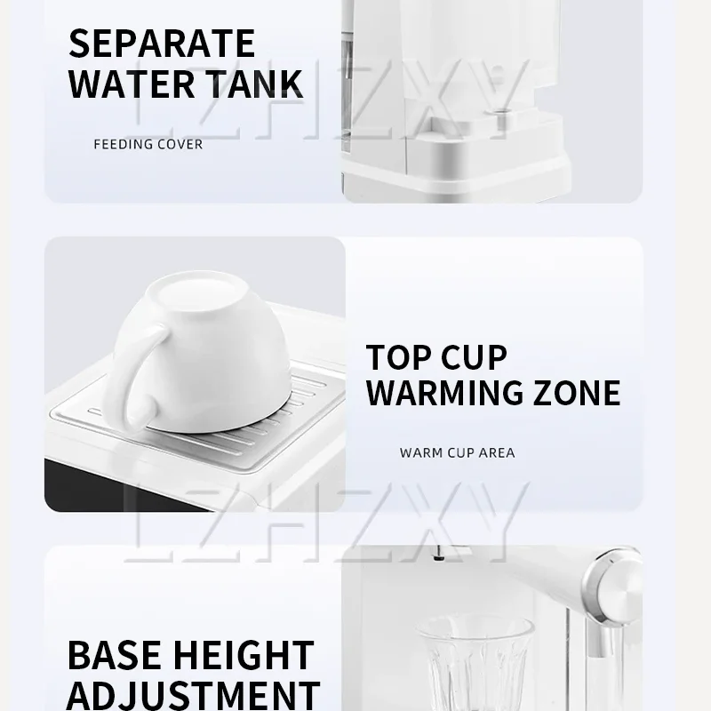 

Espresso Machine with Automatic Milk Frothing, 20 Bar Dual-Temperature Extraction, Hot Water Function, and Pre-infusion