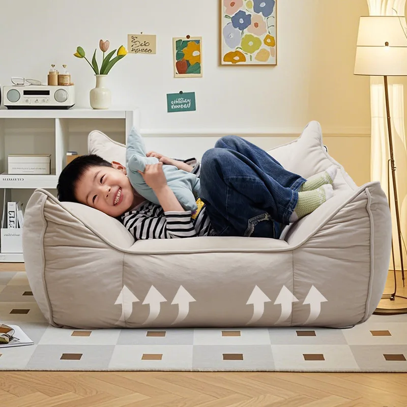 #Modern Cross-Border Compressed Bean Bag Sofa Nest Design for Lazy People for Balcony Bedroom Living Room Children's Use