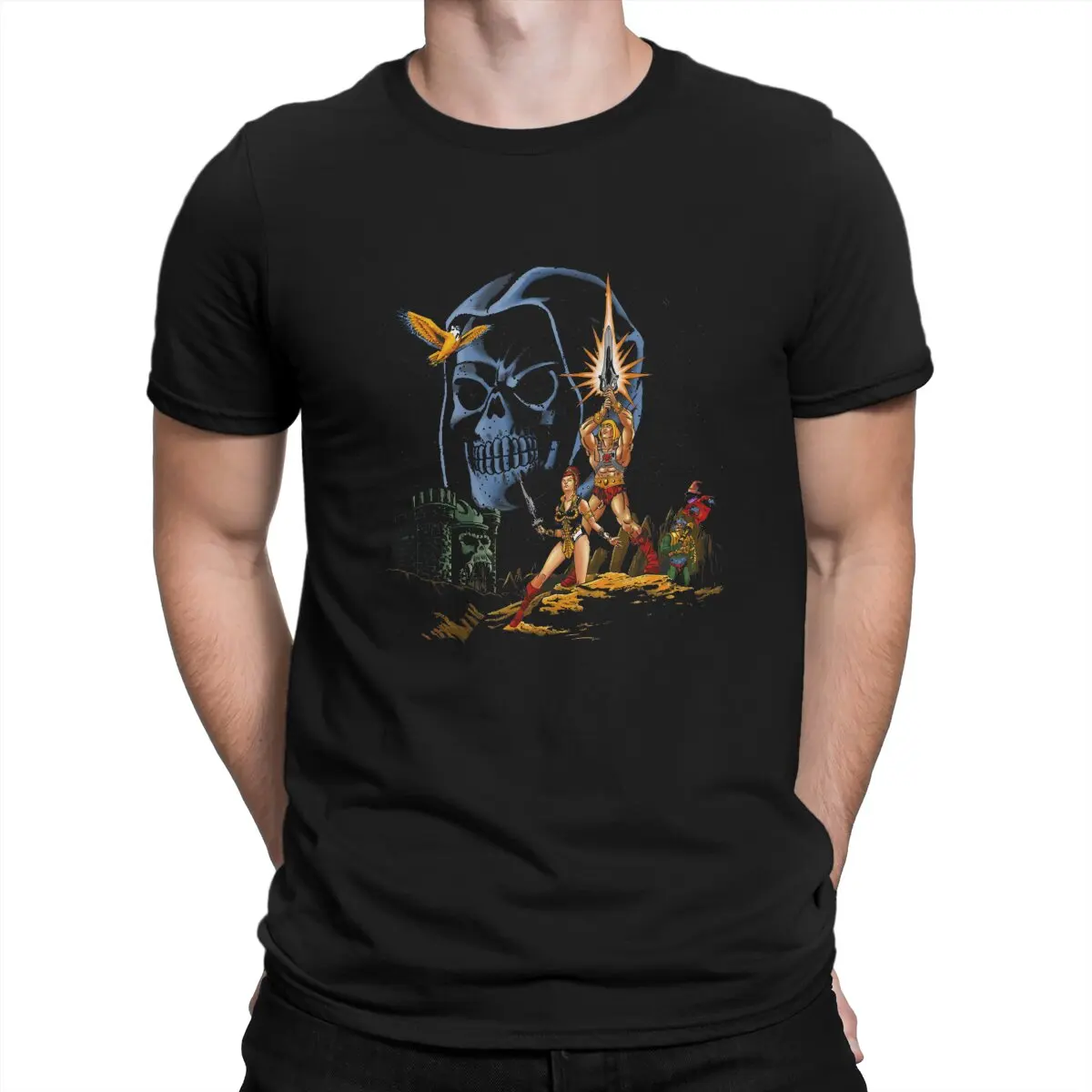 He-Man & Masters Of The Universe Polyester TShirts Grayskull Wars Distinctive Men's T Shirt Funny Tops