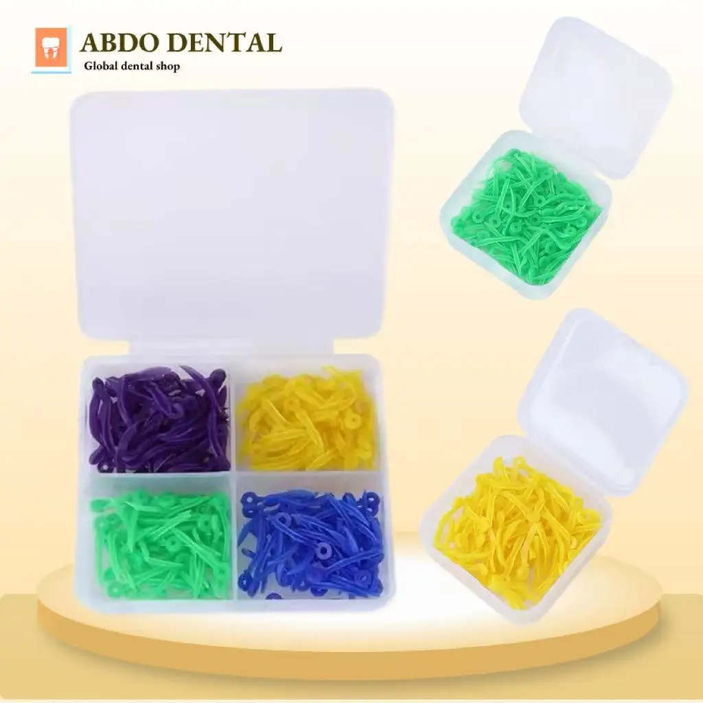 

1Box Dental Wedge With Circular Hole Disposable Medical Plastic Tooth Gap Wedges Dentistry Oral Care Accessories
