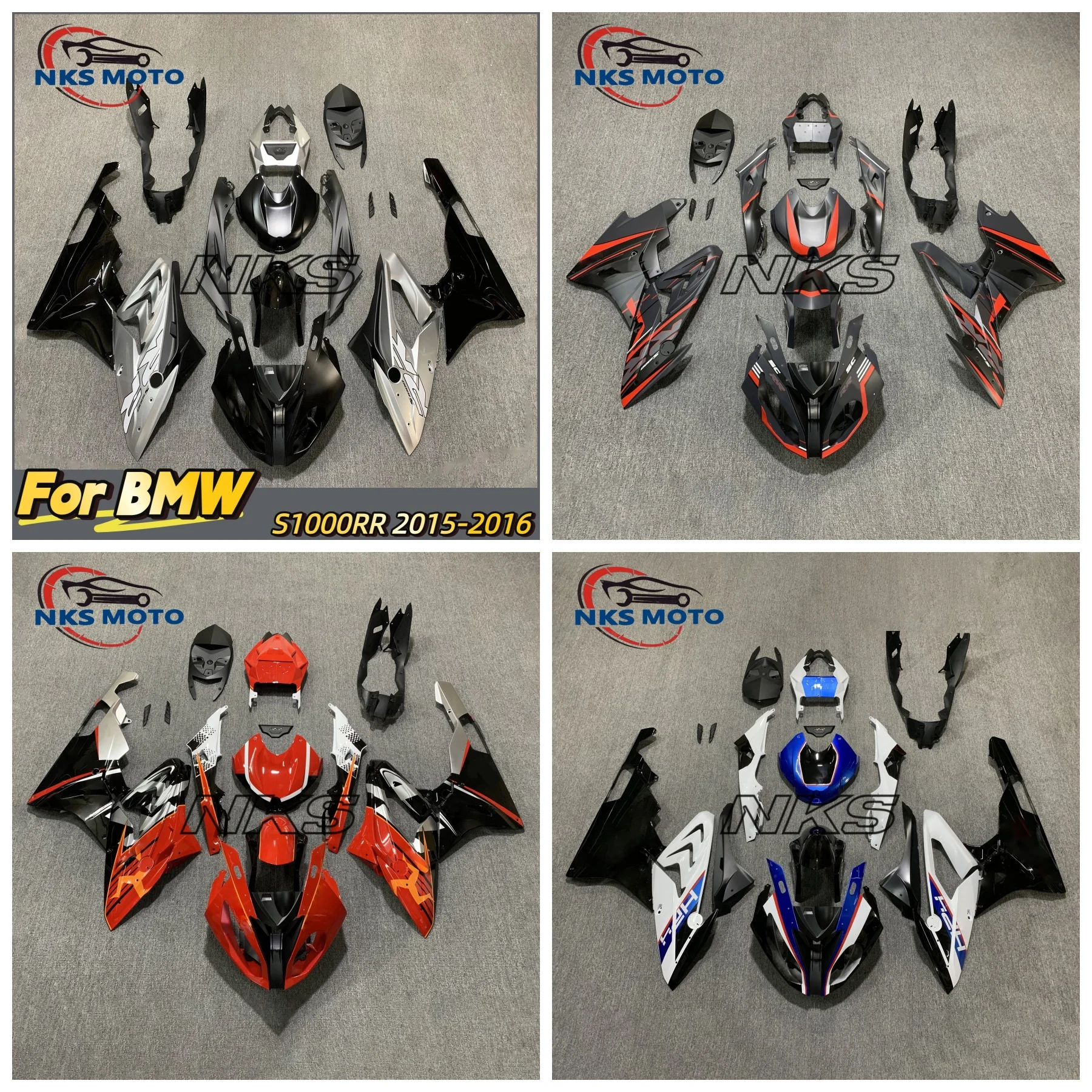 

For BMW S1000RR 2015 2016 New ABS Motorcycle Fairings Kit Fit s1000 rr Bodywork Customized Color