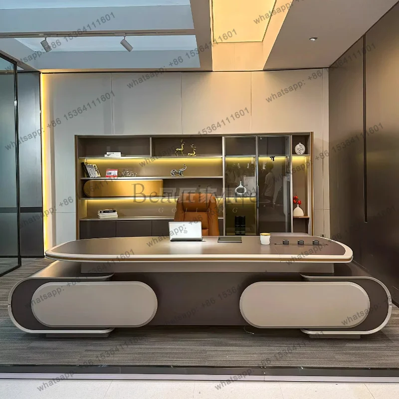 LX High end modern minimalist and slightly luxurious offices office desks and workstations computer desk
