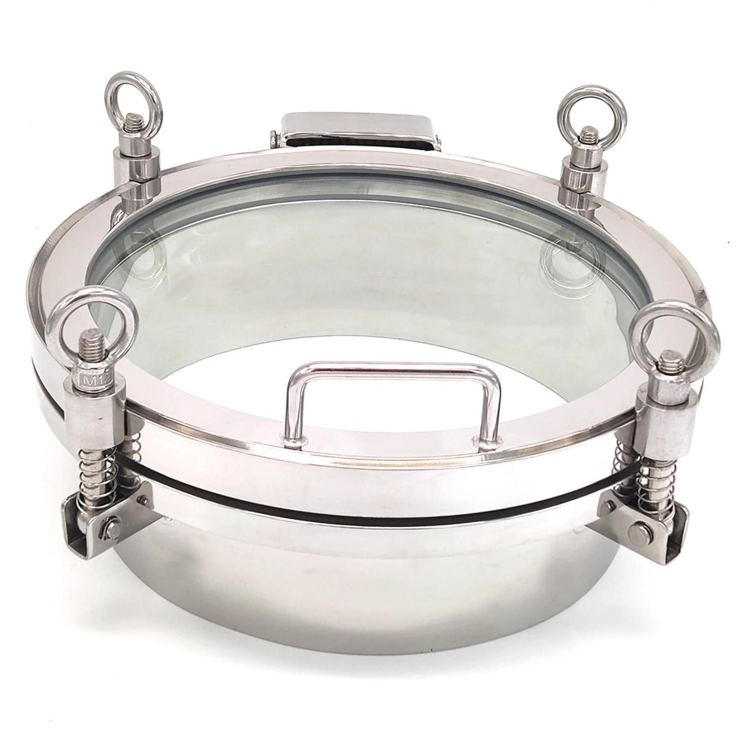 

Hygienic Food Grade SS316L Stainless Steel 0-3 bar DN350 Round Outward Manhole Manway for Pressure Tanks