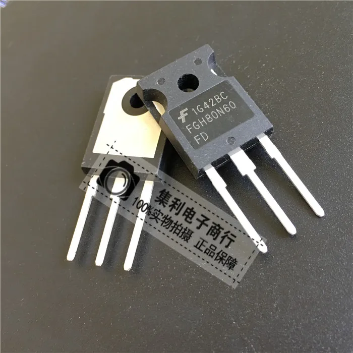 

10PCS/Lot FGH80N60 FGH80N60FD2 IGBT TO-247 80A600V Best Qualityl In Stock Fast Shipping Quality Guarantee