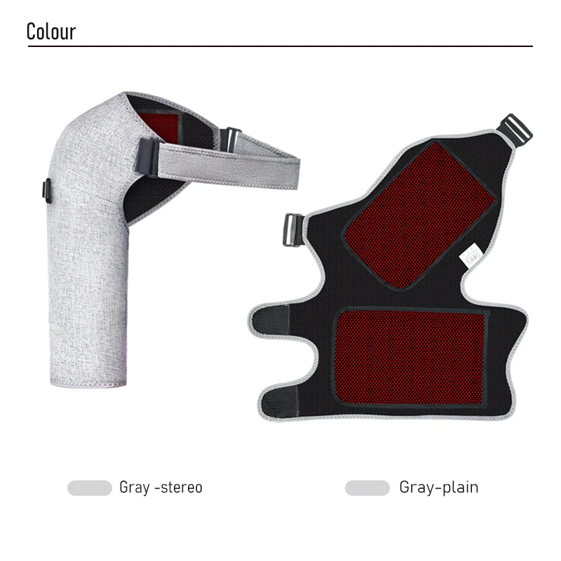 Red Light Heating Massage Shoulder Support Heating Pad 3-Speed Vibration Muscle Relax Belt Shoulder Brace