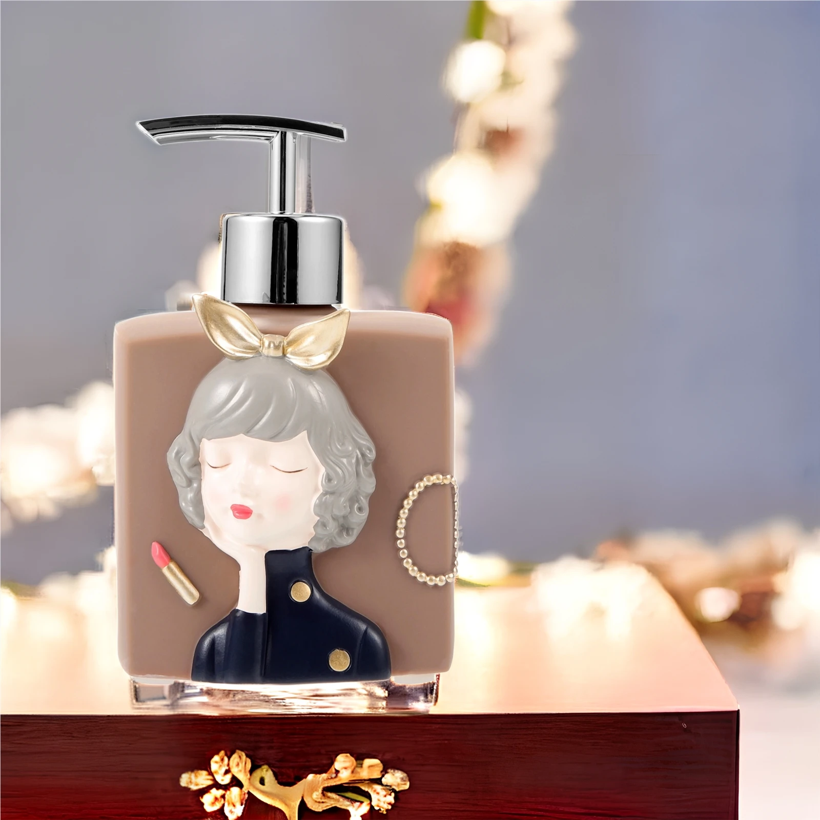 

Essential Oil Empty Bottle Soap Dispenser Shampoo Gel Plastic Hand Abs Cute Refillable Kitchen Bathroom Pump Liquid