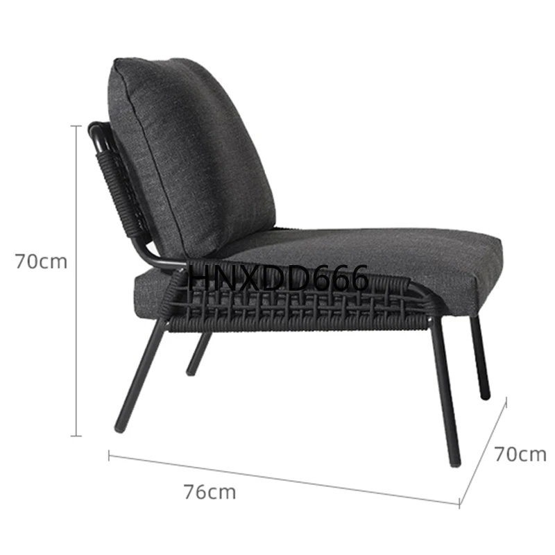 

Nordic Designer Courtyard Villa Garden Sofas Modern Leisurely High Grade Garden Sofas Simplicity Outdoor Furniture Divano