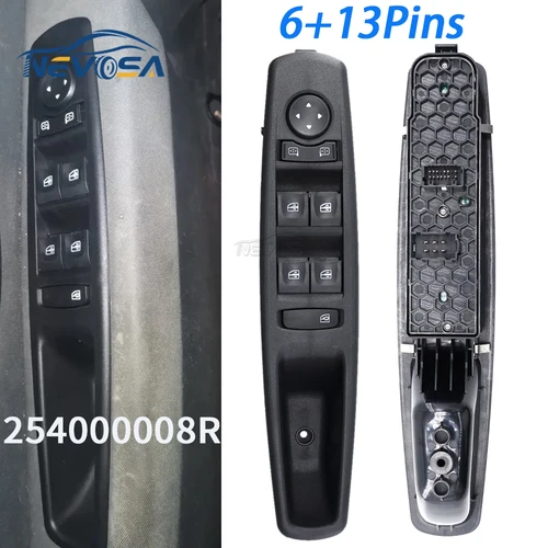 25400-0008R para Renault Fluence L30 2010 2011 2012 2013 2014 2015 2016 interruptor de Control de ventana principal de energía eléctrica 254000014R