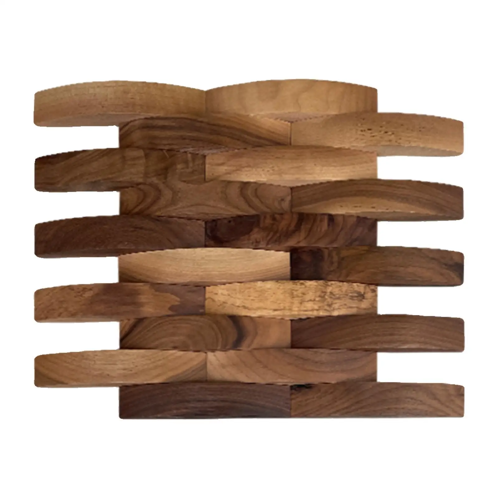 

3D Wood Wall Panel Easy to DIY Minimalist Interior Decor Wood Wall Tile for