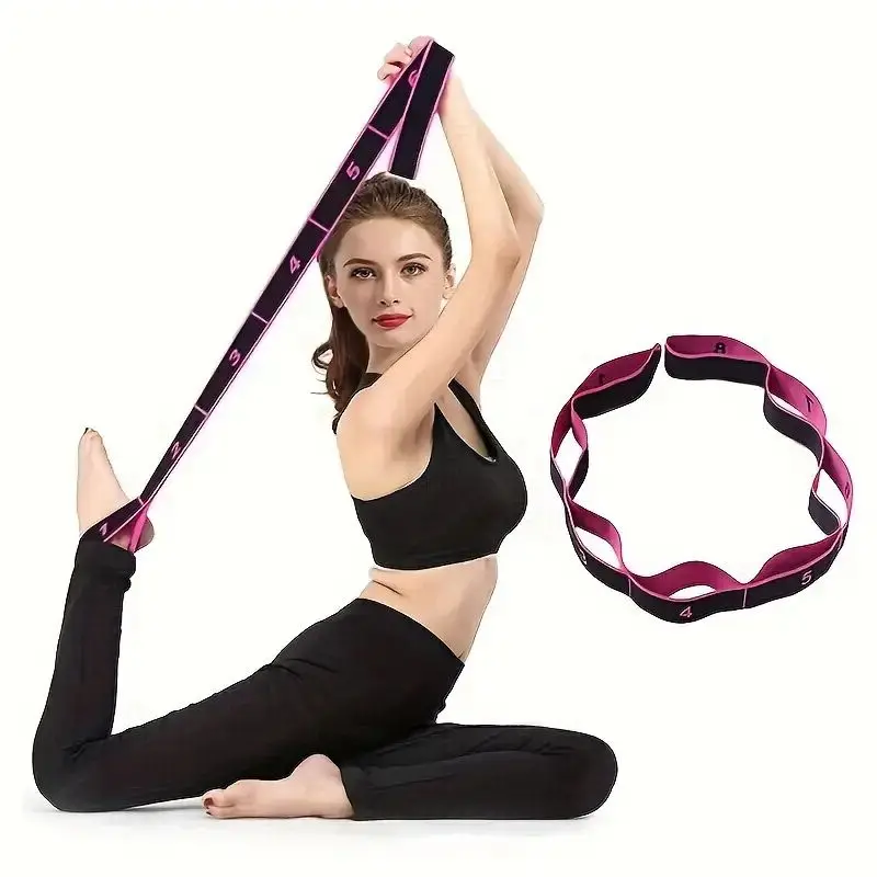 Multi-Section Elastic Yoga Resistance Bands Adult Child Dance Training Gym Home Pilates Exercise Pull Strap Belt Fitness Sport