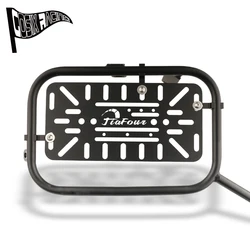 Fit For Universal 16mm diameter Motorcycle Accessories Aluminum saddlebag bracket Side bracket mounting panel