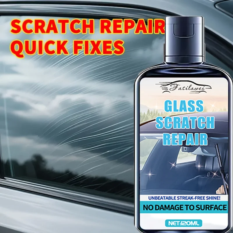 Glass Scratch Repair Kit - Multi functional range of use, polishing and restoring glass scratches, long-lasting retention