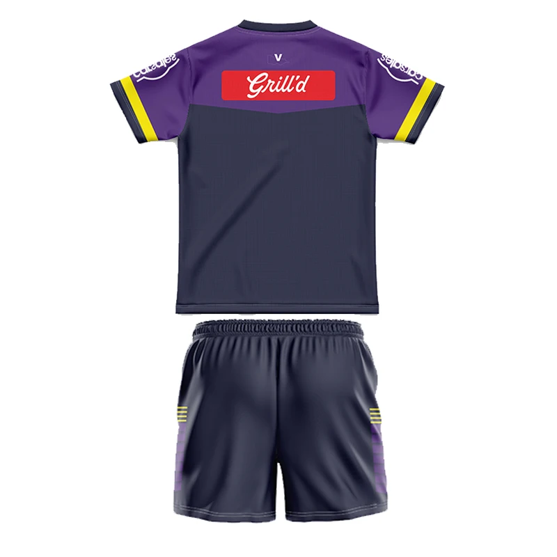 KIDS  2024 Melbourne Storms Away Jersey(Custom name and number )