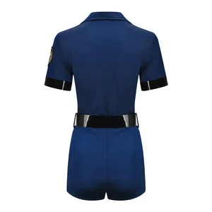 زي الشرطة مثير للنساء ، زي الشرطة للبالغين ، ملابس النوادي المثيرة ، الكرنفال ، الهالوين ، تأثيري ، فستان الحفلة الفاخرة أعلى 6 مبيعات ضابطة شرطة فانتازيا - رقم 3