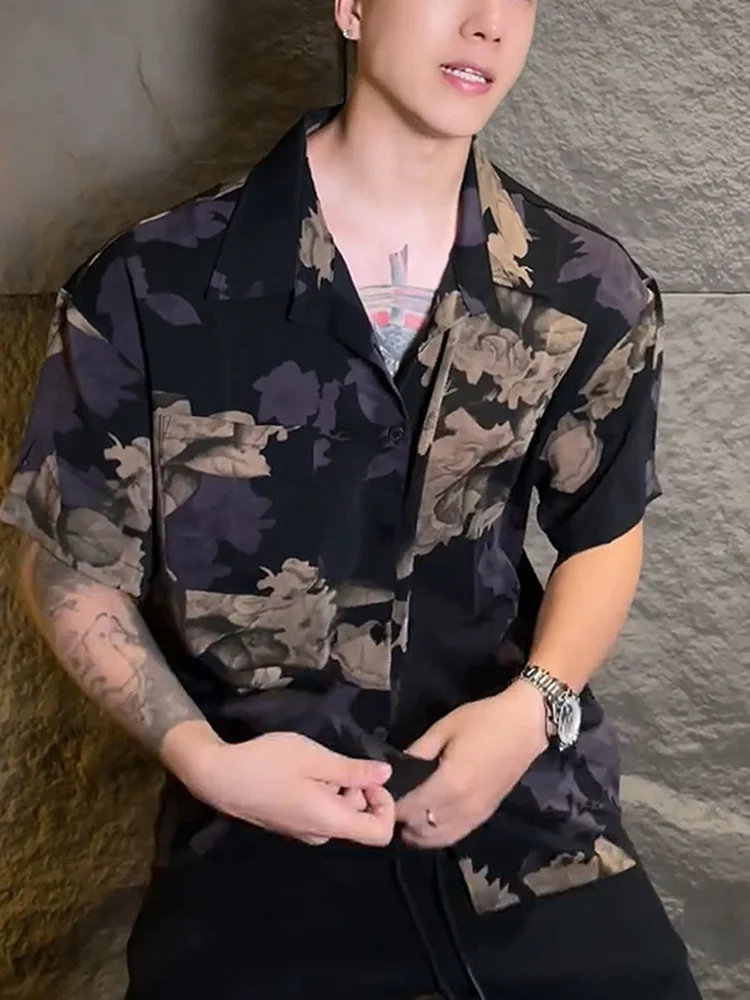 

Лето 2025 г. Мужская мода, повседневная одежда с принтом ort Sve irt, винтажный дизайн, персональный топ молодежной речи, свободная посадка irt