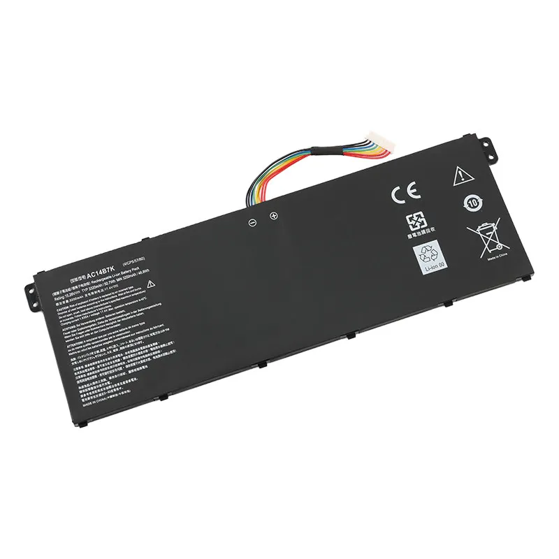 AC14B7K Laptop Battery 15.28V 50.7Wh 3320mAh For Acer Nitro 5 AN515-42 Swift SF314‑52 For Acer SF314‑52‑536Y SF314‑52‑573L