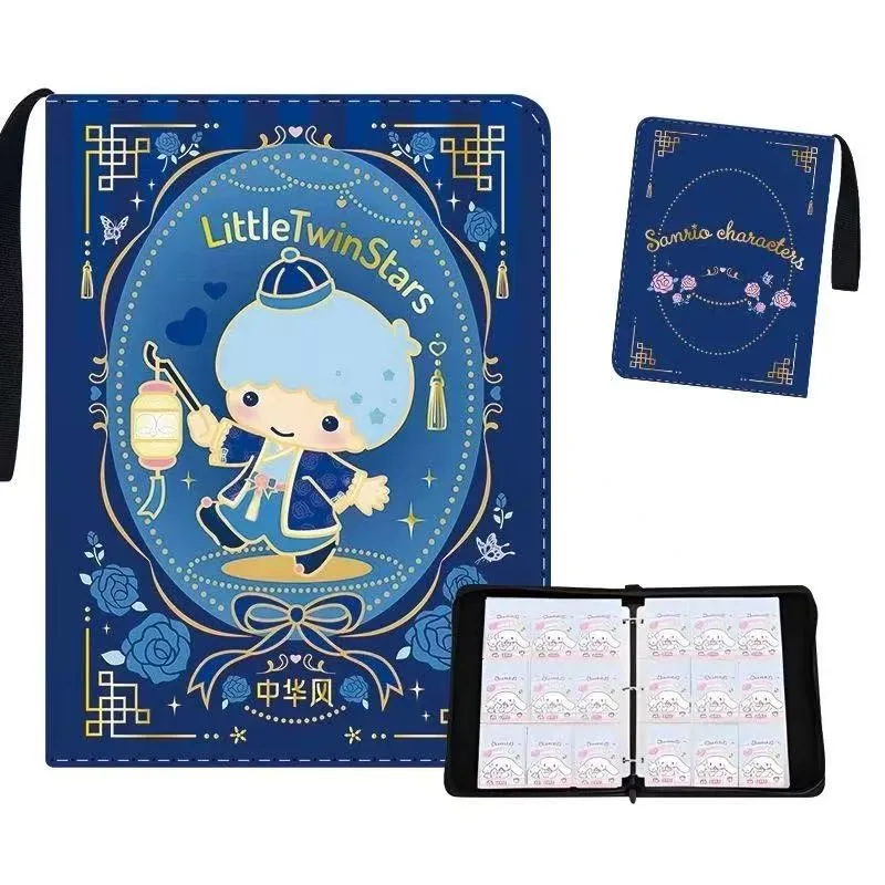 9 Pocket 900 Stuks Sanrio Kaart Album Boek Map 9 Kaartsleuven Hello Kitty Collecties Rits Dubbele Zak Rits kaart Bindmiddel Houder