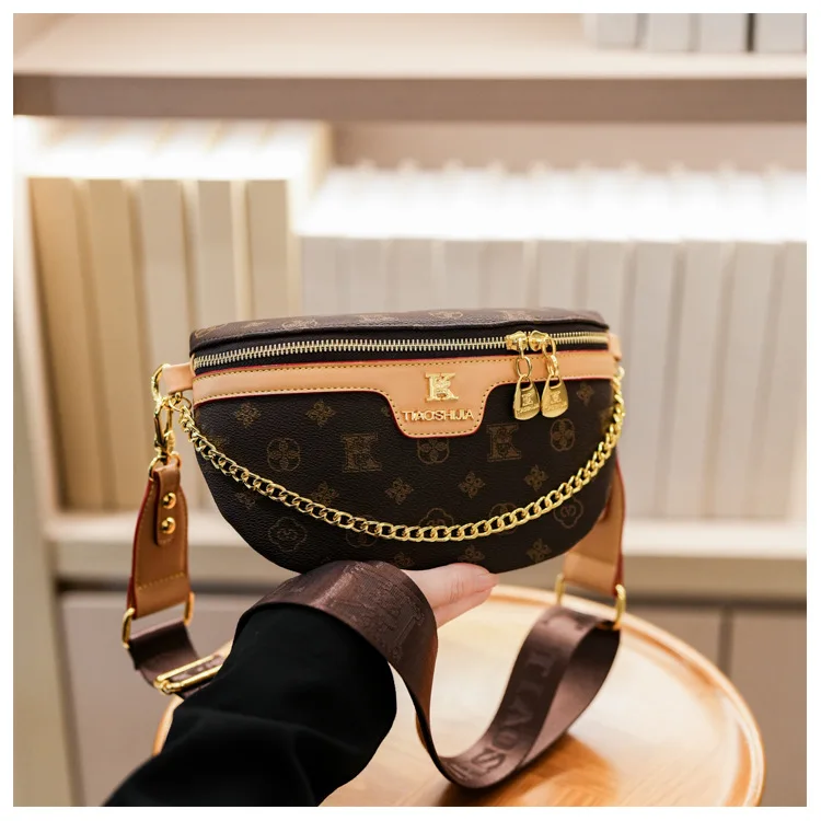

2025 New Monogram Crossbody Bag for Women, Color Block Chest Phone Bag, Stylish Lightweight Shoulder Purse