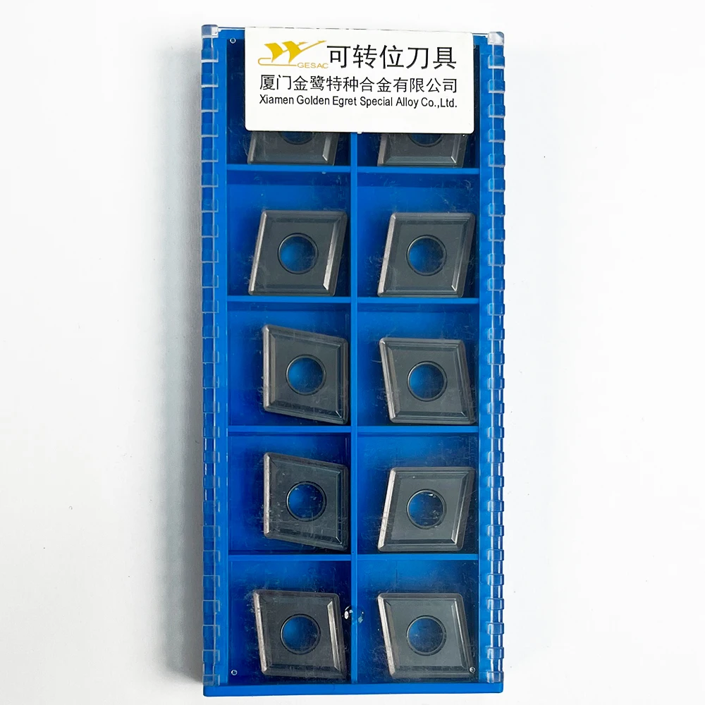 HUAZHICHUN CNMG120408-SM GM3225 inserti in metallo duro CNC per acciaio inossidabile