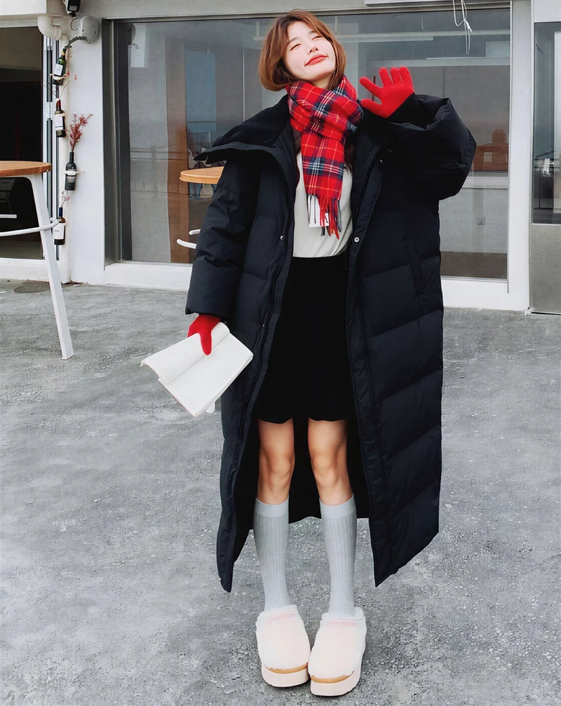 Parkas Womens Y2K Fall Woolen Single-Breasted Trimming Turndown Collar Pleated Maxi Layered Uniform Retro Timeless Graceful 2025