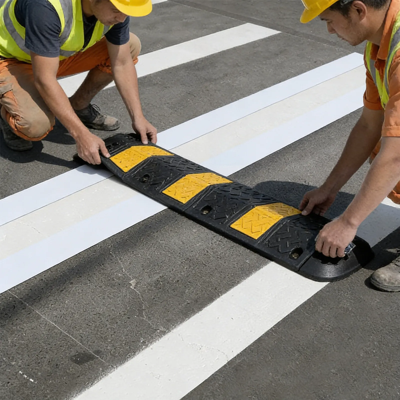 1Set Parking Lot Line Stencil Silicone Foldable Reusable Template for Asphalt Concrete Straight Line Striping Spray Painting