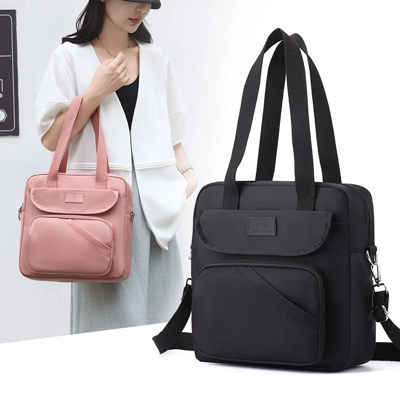 Nylon cloth women's shoulder bag 2024 new women's bag summer student tutoring bag tote bag armpit bag handbag designer luxury