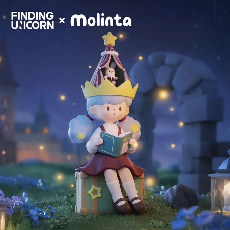 FINDING UNICORN molinta Chasing Light Series Blind Box Toys Mystery Box Mistery Caixa Action Figure Surprise Cute Model Gift