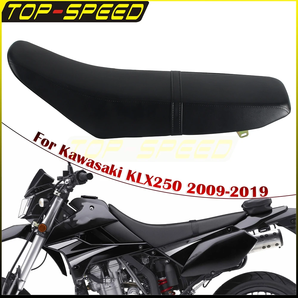 

Полное сиденье из пенопласта в сборе для мотоцикла, подушка заднего сиденья для мотоцикла для Kawasaki KLX250 KLX 250 2009-2019, подушка для внедорожного сиденья