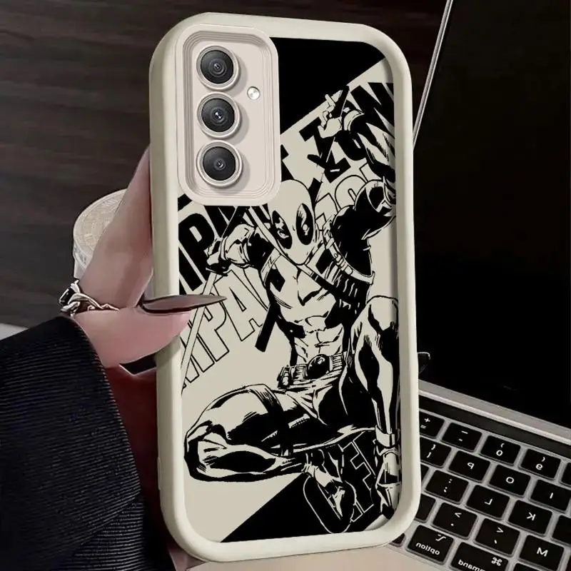 Marvel New Mutants Deadpool phone case for Samsung Galaxy s23 s24 ultra fe S20 s21 A13 5g S22plus x3 tpu funda waterproof casos