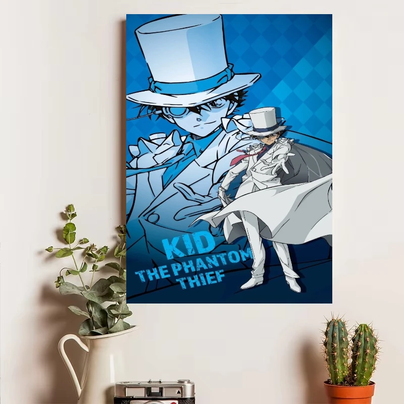 Oil Painting Japan Anime Kaito Kid Detective Conan By Numbers Wall Decor for Living Room Bedroom Gift Unframed