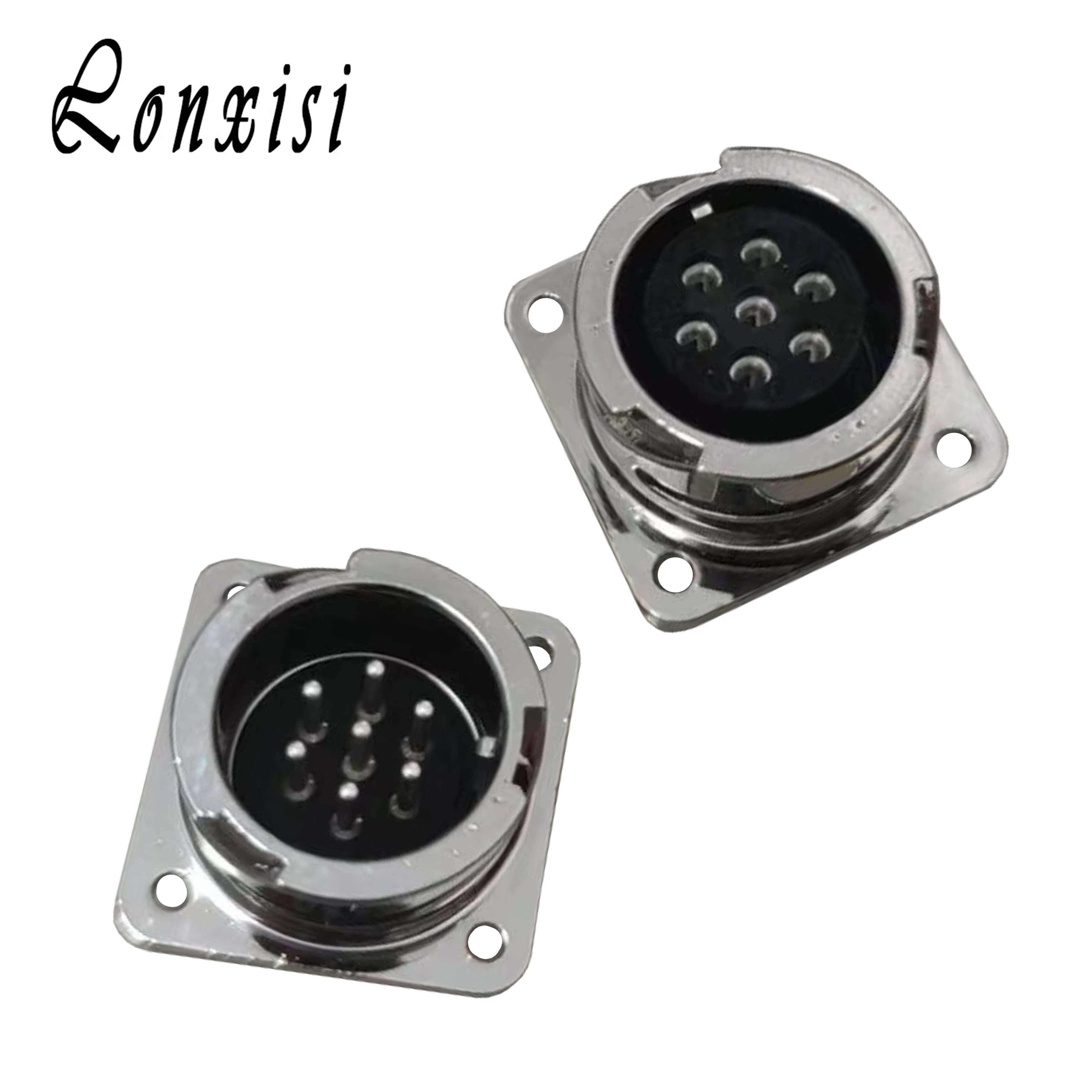

1/5/10/20 Sets 7 Pin Heavy Duty Wehicle Socket Road Paver Balance Bar Connector Male Female Plug For Volvo
