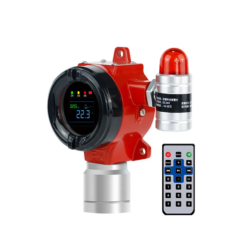 KOOJN Natural Gas Leakage Detector Warehouse Laboratory Temperature and Humidity Transmitter Fixed Detector