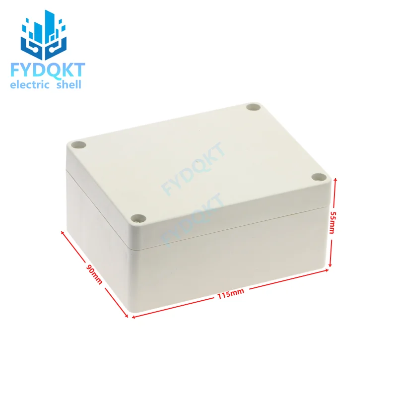 1pcs 115x90x55mm Waterproof Plastic Shell Security power supply case Electronic instrument box Outdoor wiring