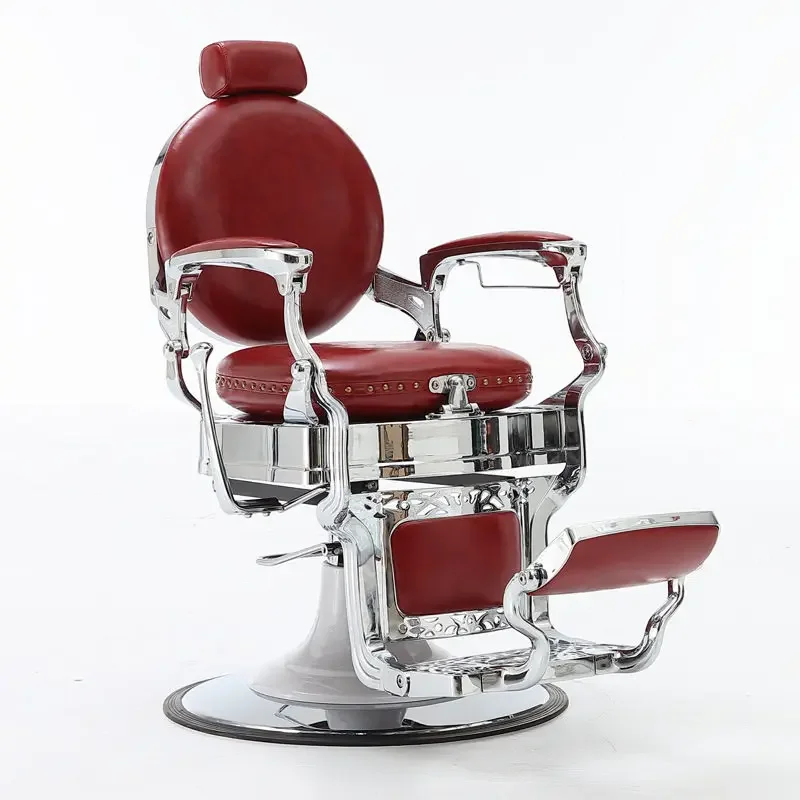 Professional Headrest Barber Chair Heavy Duty Home Salon Chair Functional Rotating Fauteuil Coiffure Barbershop Furniture 5