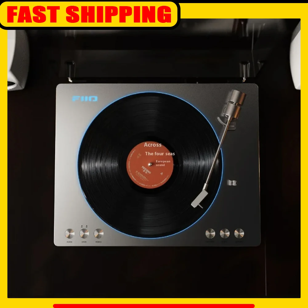 FiiO TT13 Vintage Vinyl Record Player Wireless Bluetooth Fully Automatic Audiophile Turntable player Hifi Sound Stereo For Gifts