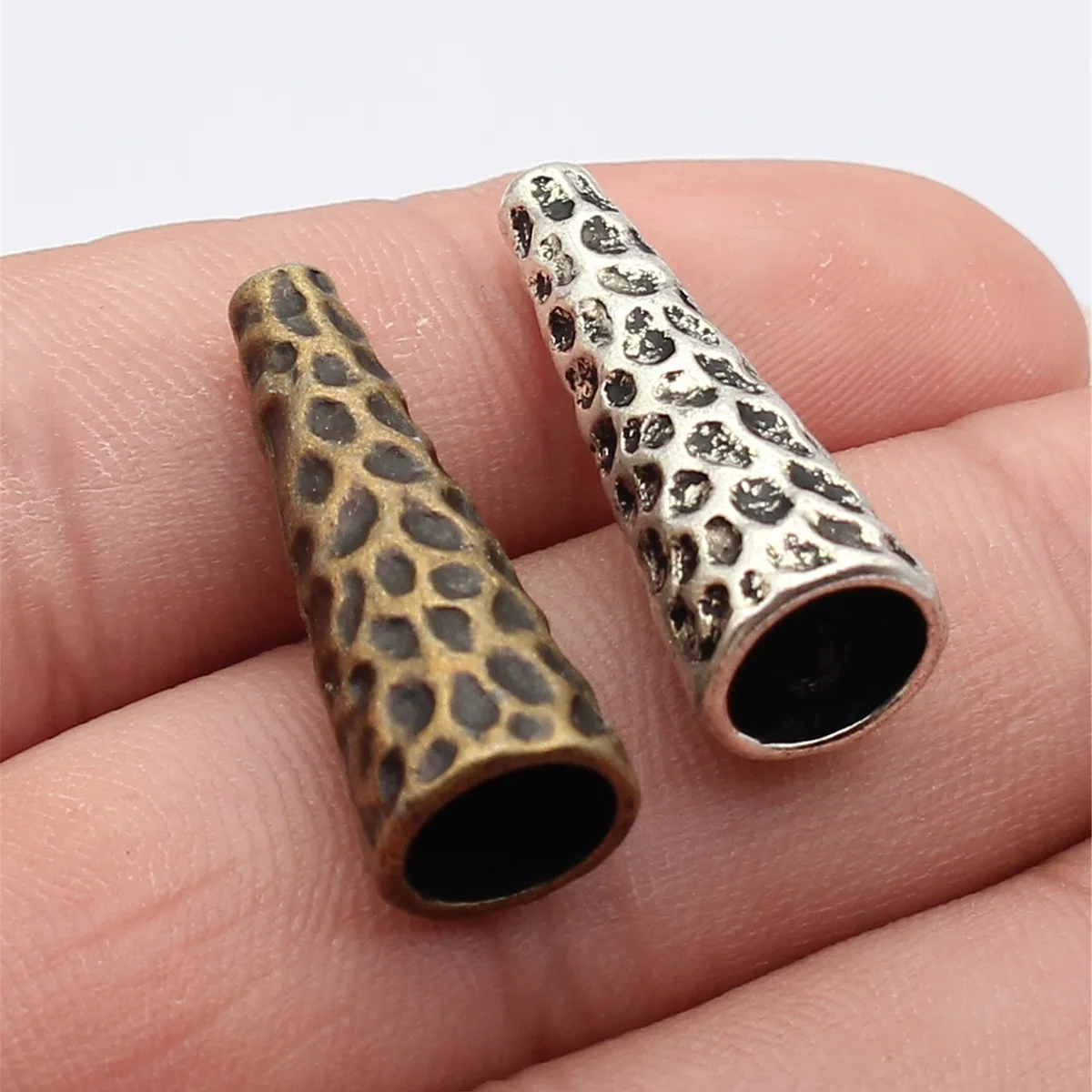 Classic Flare Tassel End Caps Jewelry Making Accessories For DIY Handmade Craft Supplies