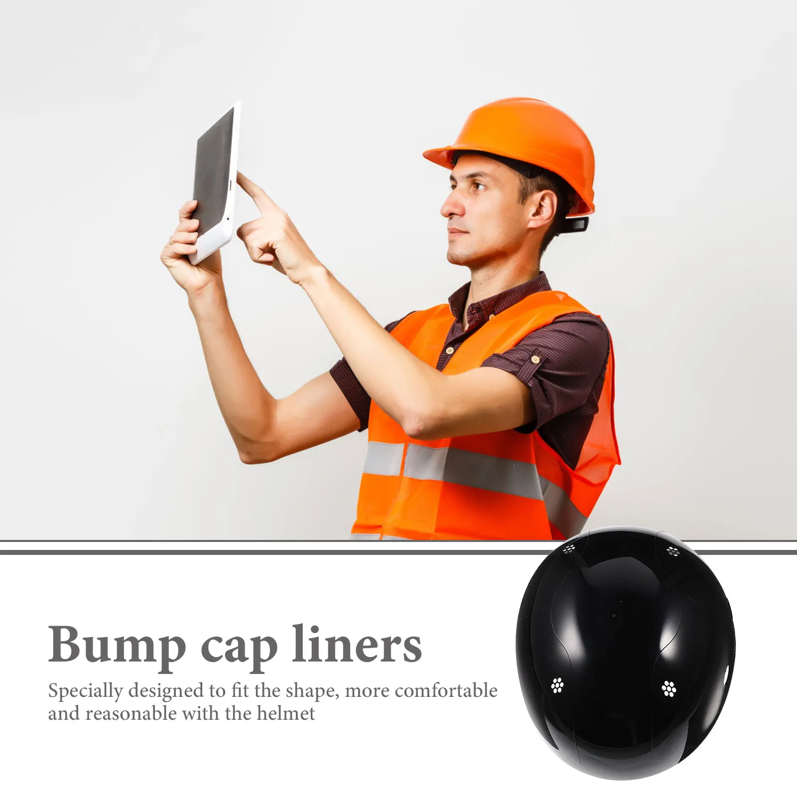 Insert Liner Bump Cap Insert Universal Hard Hat Liner Lightweight Breathable for Welding Aerial Work Safety Use