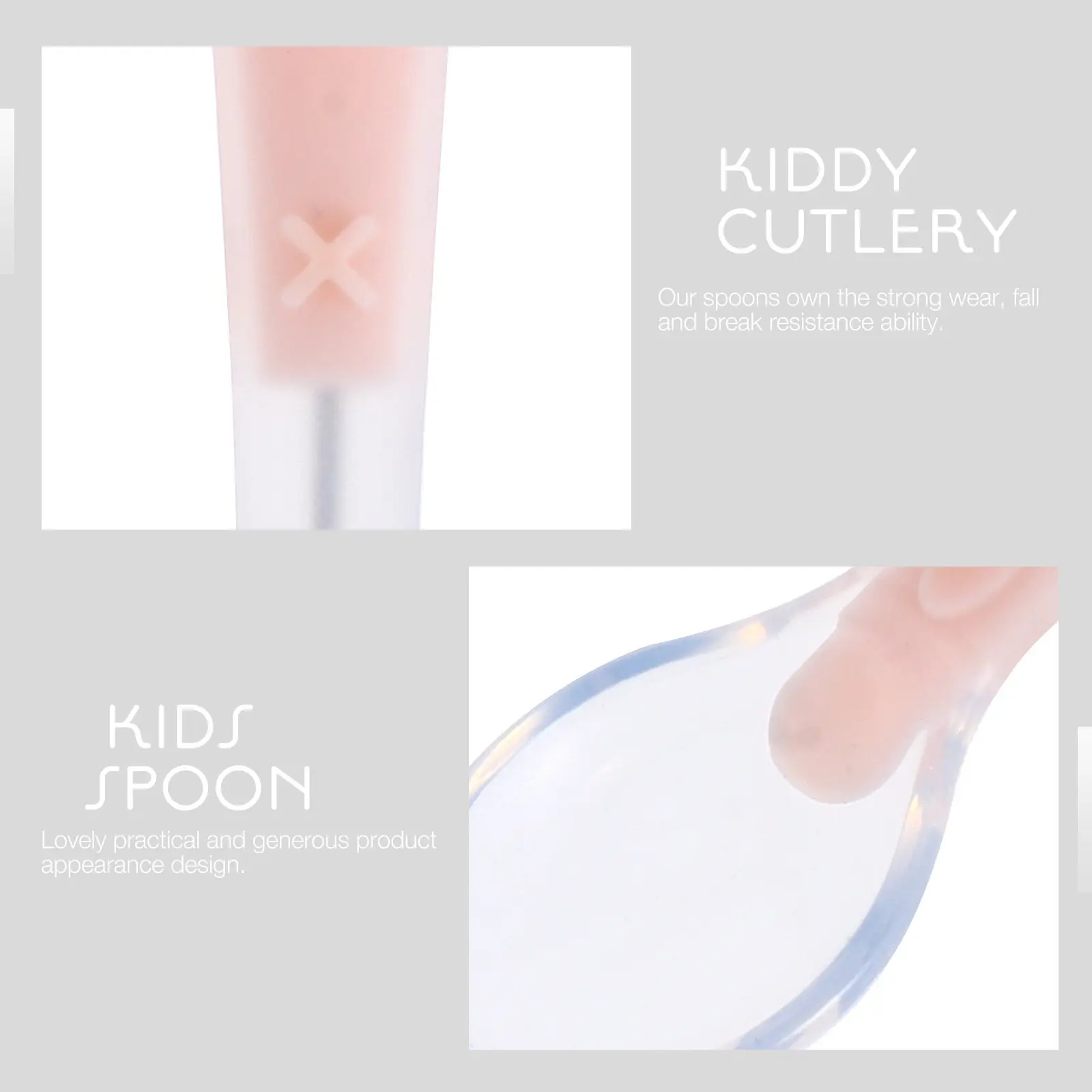 

2Pcs Baby Silicone Spoons Soft Feeding Utensils for Infants Toddlers Newborns Easy Grip Spoon Set Infant Feeding Spoon