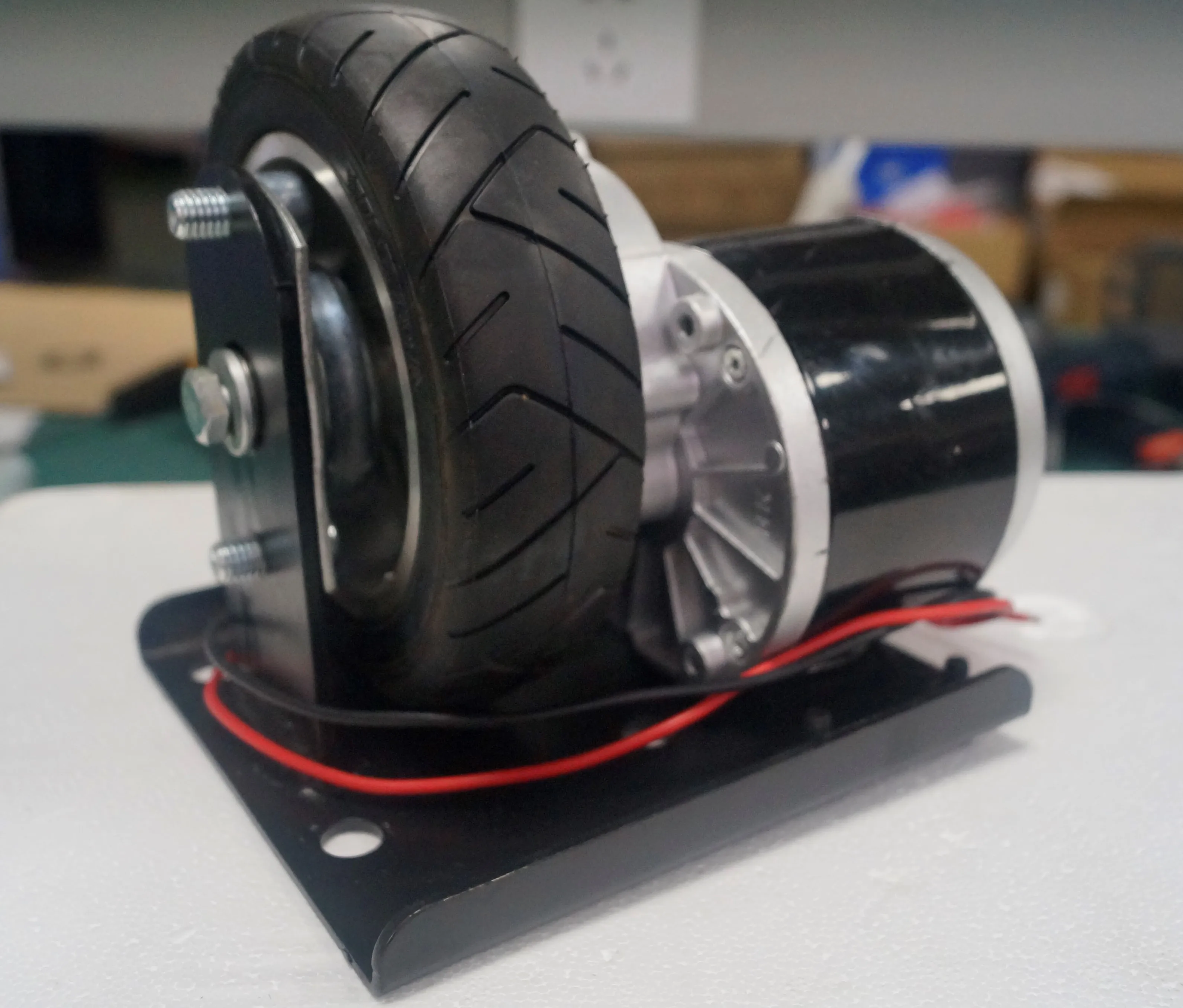 

24V 250W brushed motor wheel set,electric conversion kit for pallet trucks and trolleys,controller switch set for catering carts