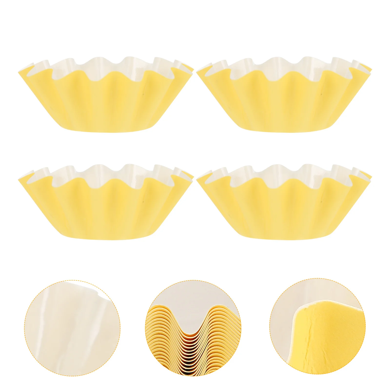 

50pcs Leakproof Warmer Liners For Aromatherapy Heat Resistance Paper Wax Trays Easy Clean Practical Wax Melt Liners